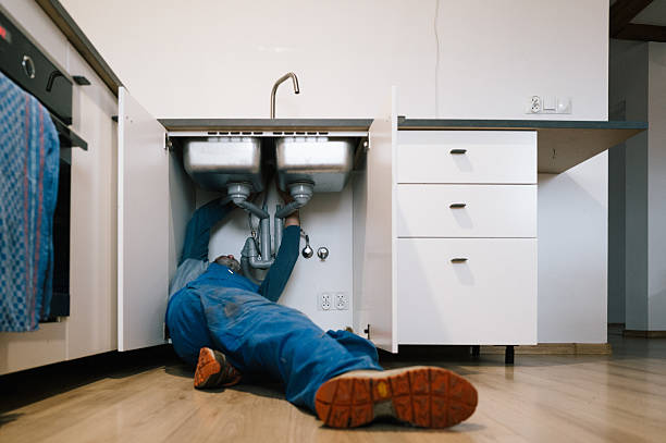Professional Drain Cleaning technician working in Somers, CT